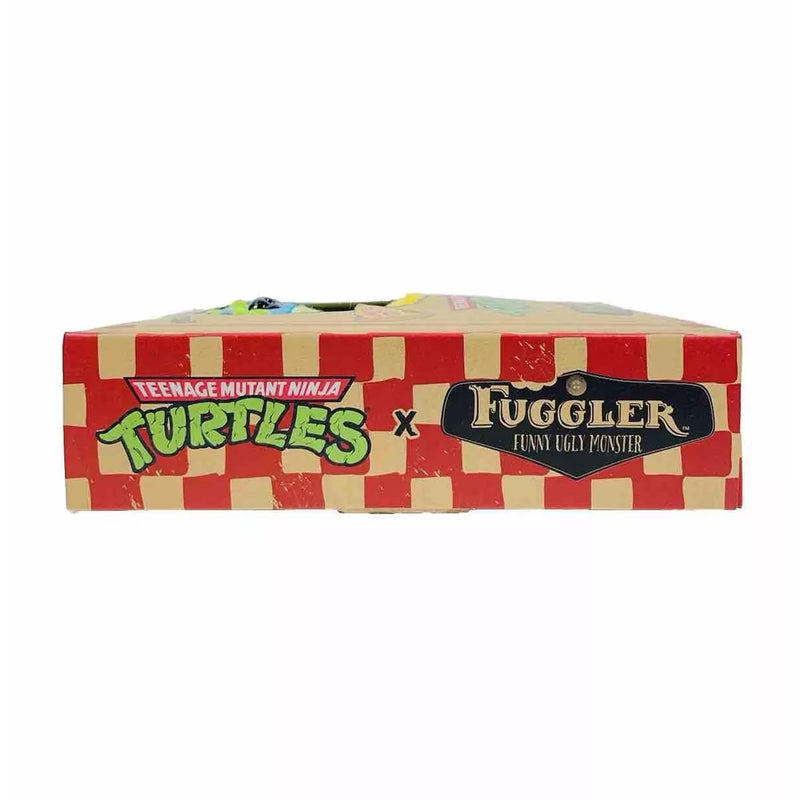 Fuggler x TMNT Limited Edition Leonardo 9 Plush, in display
