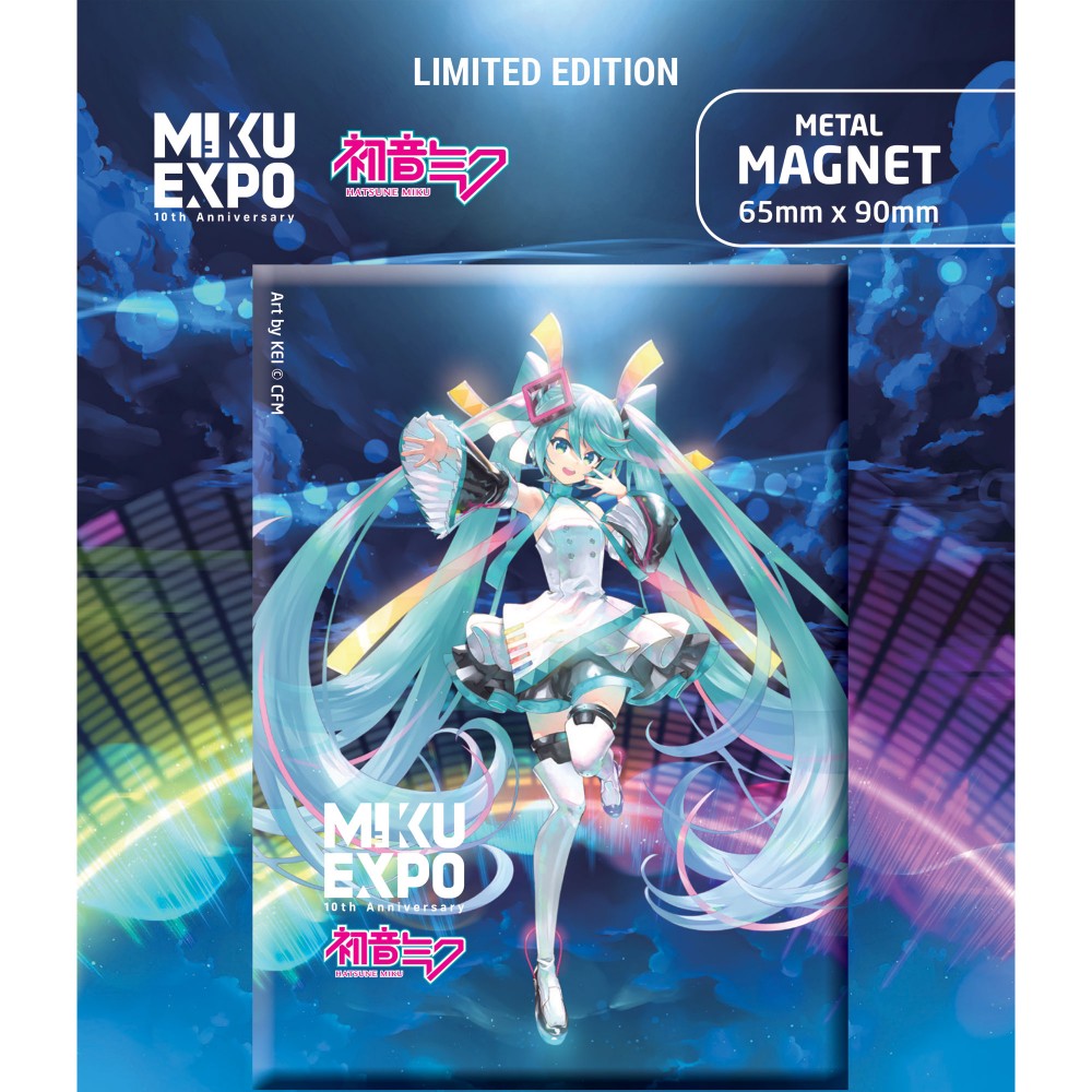 Crypton Future Media Hatsune Miku Miku Expo 10th Anniversary Fridge Magnet (KEI Ver) Limited Edition