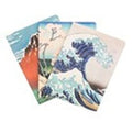 The Great Wave of Kanagawa Hokusai Pack of 3 A5 Notebooks