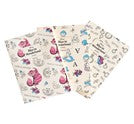 Disney Alice in Wonderland Pack of 3 A6 Notebooks