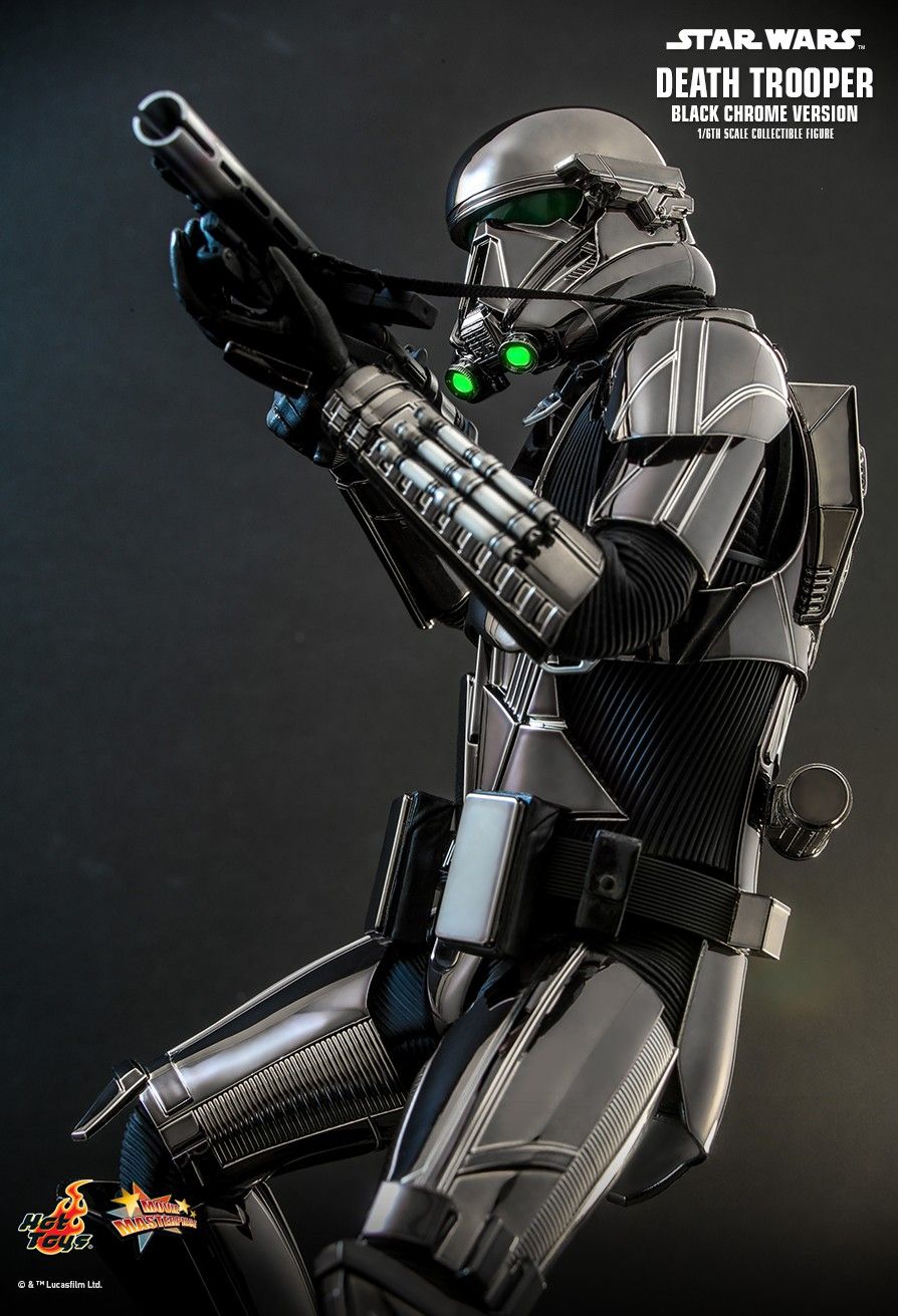 Hot Toys Star Wars Death Trooper (Black Chrome Version) Exclusive 1/6 Scale Figure