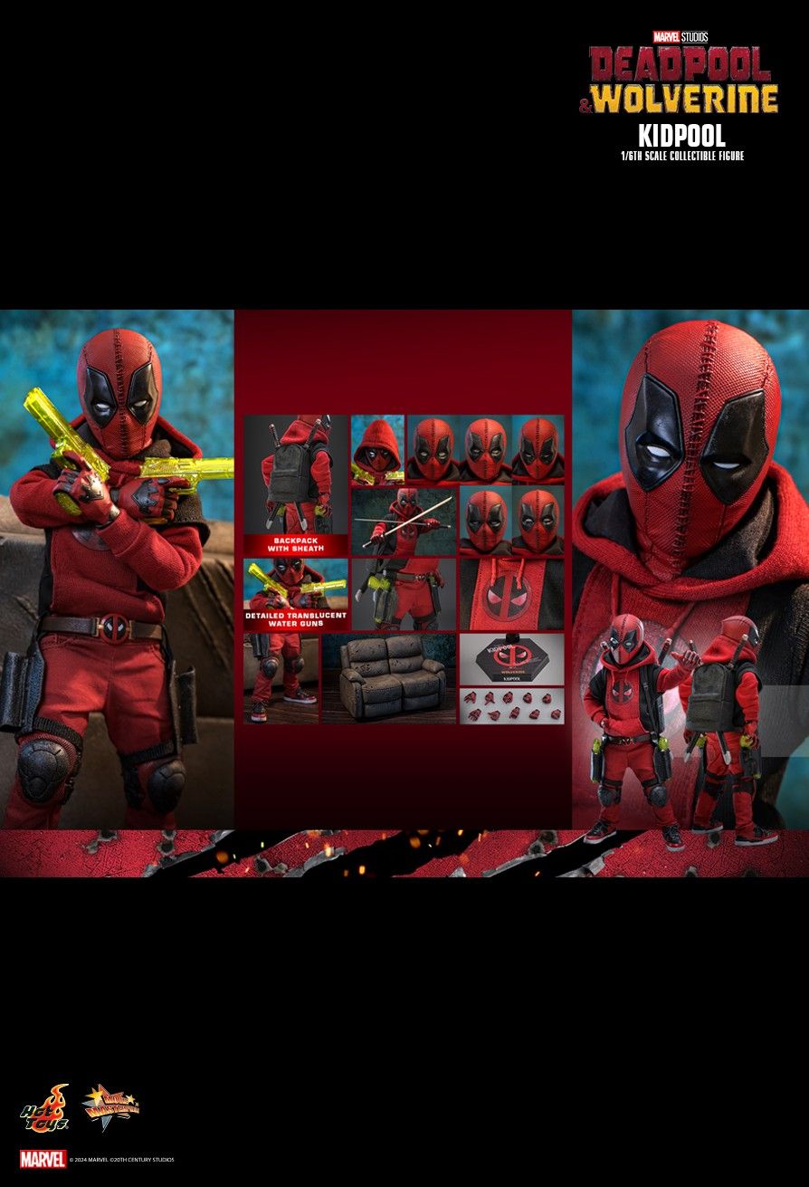 Hot Toys Deadpool & Wolverine Kidpool 1/6th Scale Figure