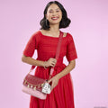Loungefly - Peanuts Snoopy Valentine's Day Charm Crossbody Bag side angle