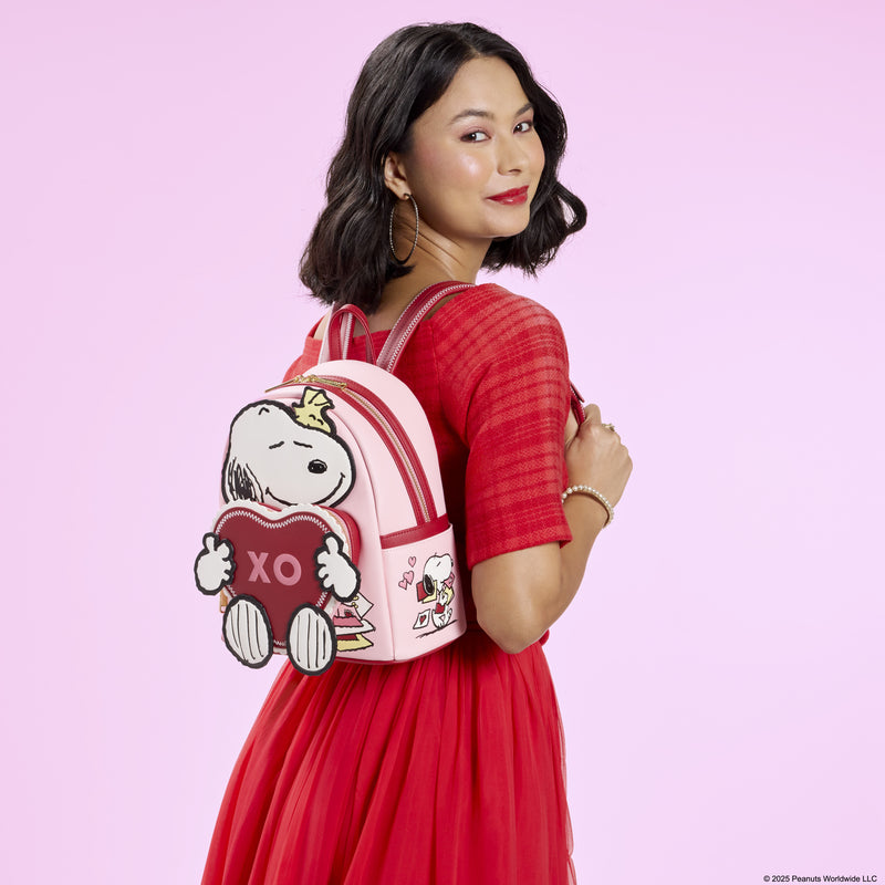 Loungefly - Peanuts Snoopy Valentine's Day Mini Backpack alternate view