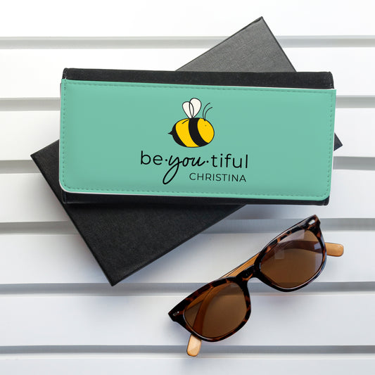 Personalised Bee You Black Wallet