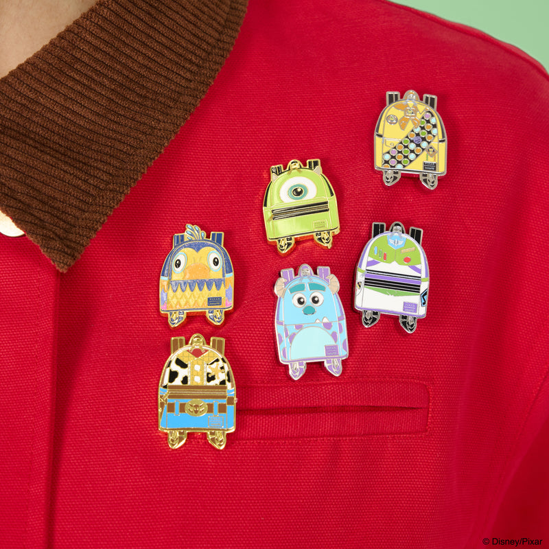 Loungefly - Disney Pixar Characters Mini Backpack Blind Box Enamel Pin alternate view