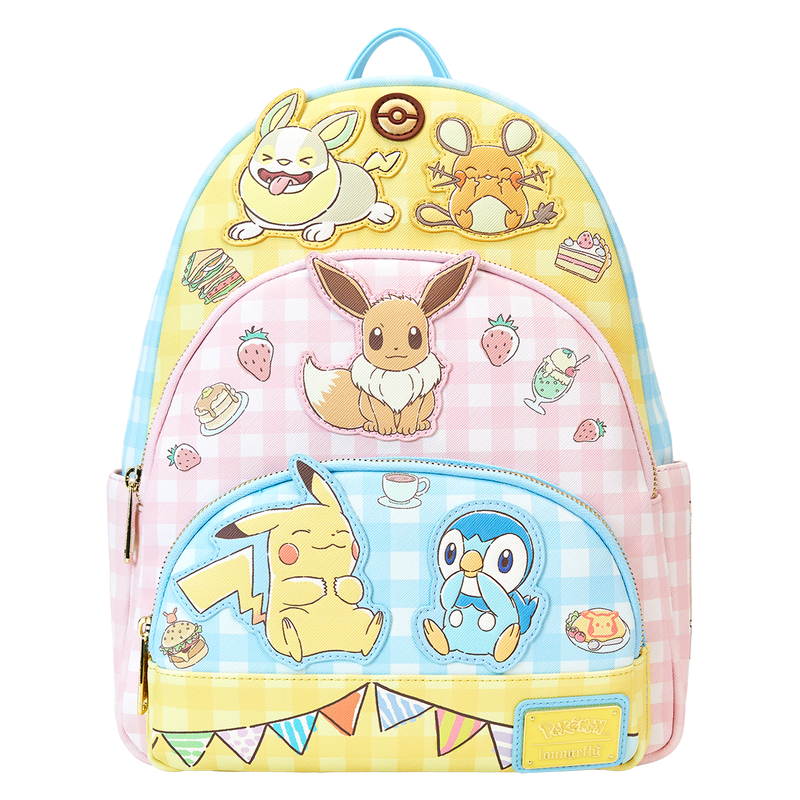Loungefly - Pokémon Café Triple Pocket Midi Backpack
