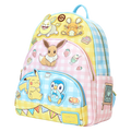 Loungefly - Pokémon Café Triple Pocket Midi Backpack close up detail