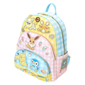 Loungefly - Pokémon Café Triple Pocket Midi Backpack back view