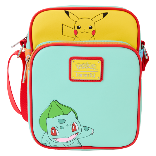 Loungefly - Pokémon Colour Block Starters Crossbody Bag