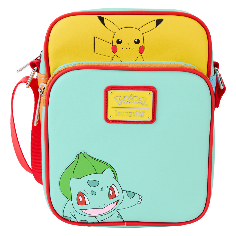 Loungefly - Pokémon Colour Block Starters Crossbody Bag