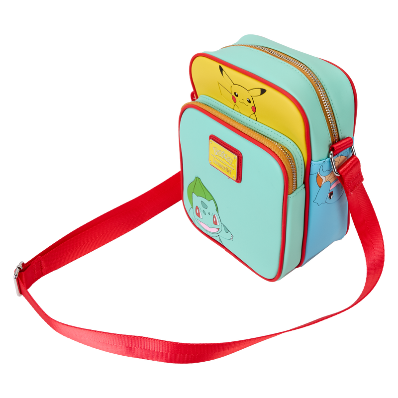 Loungefly - Pokémon Colour Block Starters Crossbody Bag back view