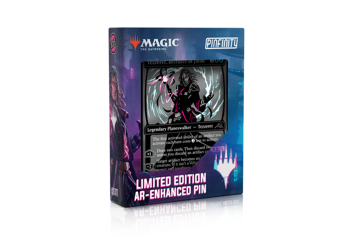 Magic The Gathering Tezzeret Betrayer of Flesh Kamigawa Neon Dynasty Limited Edition AR Pin