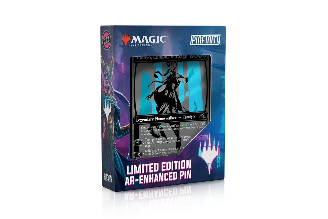 Magic The Gathering Tamiyo Compleated Sage Kamigawa Neon Dynasty Limited Edition AR Pin