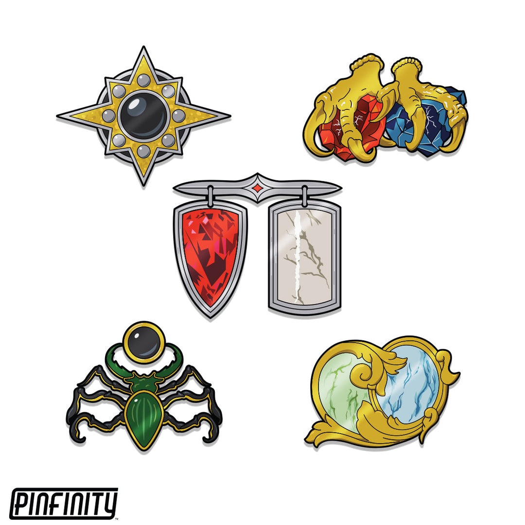 Magic: The Gathering Allied & Enemy Signet Pin Set Double Pack Limited Edition Collector's Set