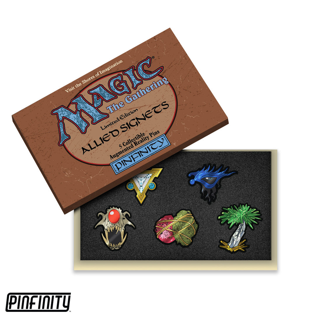 Magic: The Gathering Allied & Enemy Signet Pin Set Double Pack Limited Edition Collector's Set
