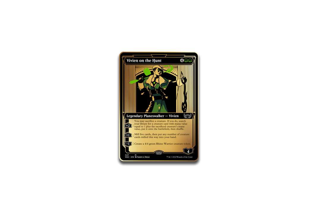 Magic: The Gathering Vivien on the Hunt Streets of New Capenna Limited Edition AR Pin