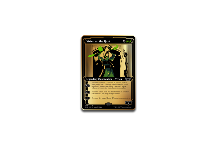 Magic: The Gathering Vivien on the Hunt Streets of New Capenna Limited Edition AR Pin