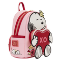 Loungefly - Peanuts Snoopy Valentine's Day Mini Backpack back view