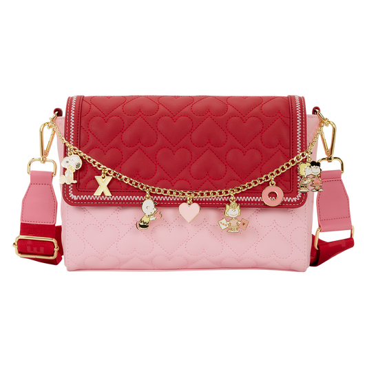 Loungefly - Peanuts Snoopy Valentine's Day Charm Crossbody Bag
