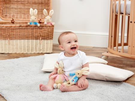 Peter Rabbit & Flopsy Bunny Bean Rattles