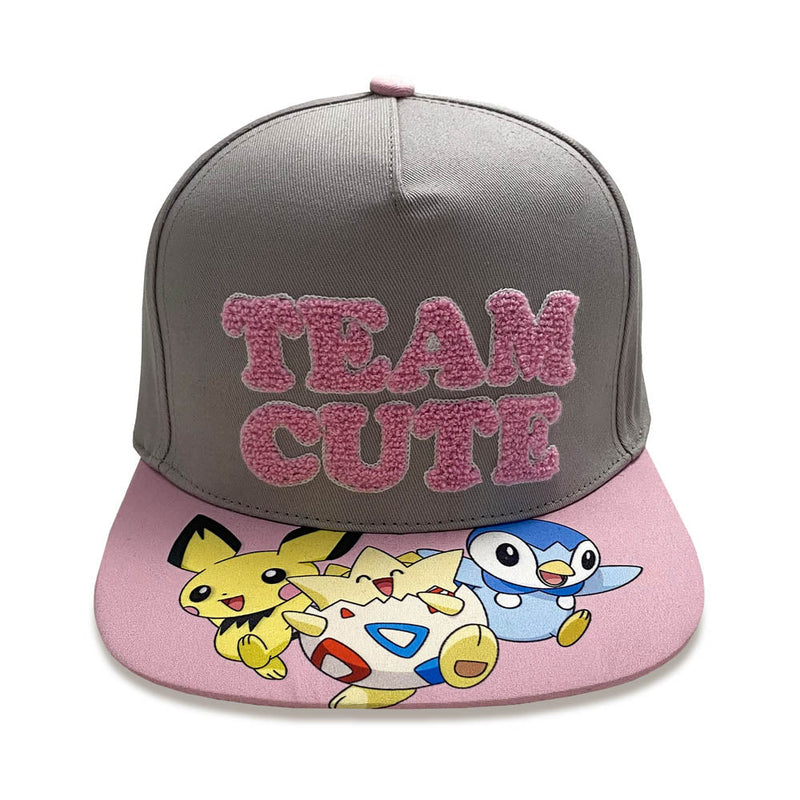 Pokemon Team Cute Unisex Adults Snapback Cap collectible from Heroes Inc Dropship