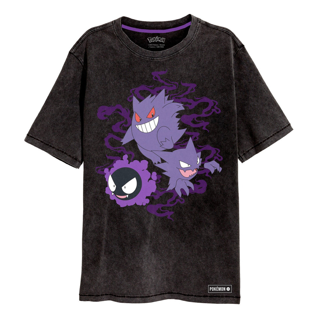 Pokemon Ghosts Acid Wash T-Shirt