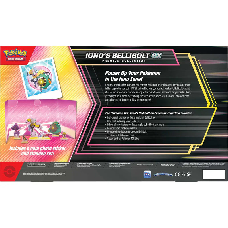 Pokemon TCG: Iono’s Bellibolt ex Premium Collection, side angle
