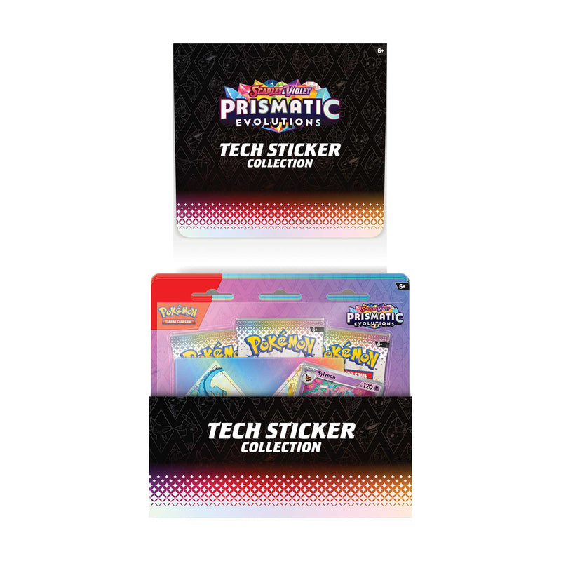 Pokémon TCG: Scarlet & Violet 8.5 – Prismatic Evolutions - Tech Sticker Collection- Assorted Display - image 6