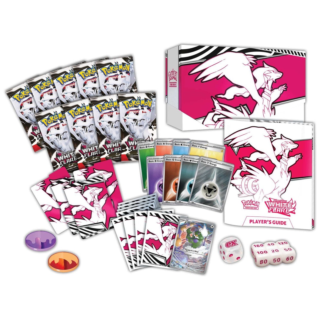 Pokémon Trading Card Game Scarlet & Violet White Flare Elite Trainer Box Reshiram