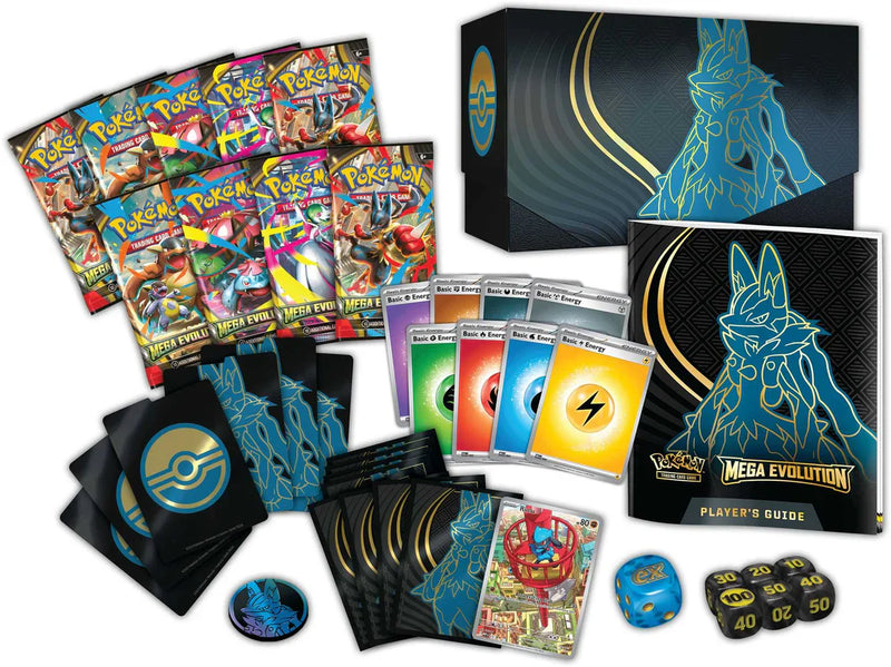 Pokemon TCG: Mega Evolution - Elite Trainer Box, showing reverse