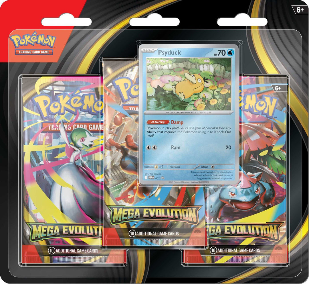 Pokémon TCG Mega Evolution 3-pack (1 Picked At Random)