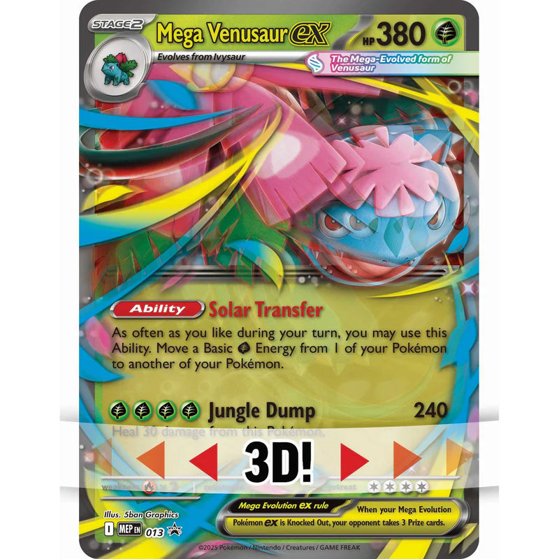 Pokemon TCG: Mega Venusaur ex Premium Collection, rear view