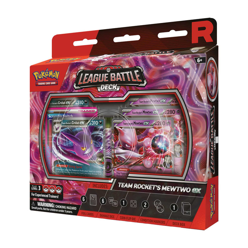 Pokémon TCG: Team Rocket's Mewtwo ex League Battle Decks - Case of 6 - image 3