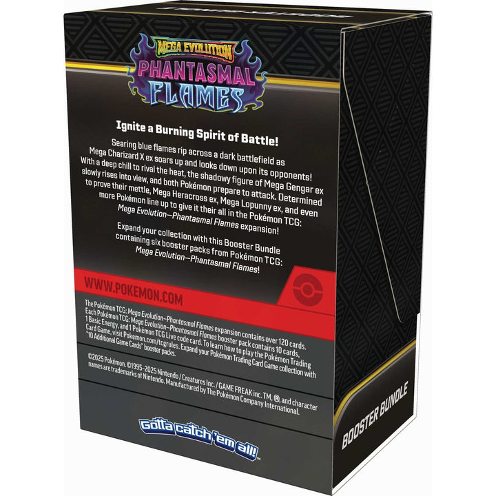 Pokémon Trading Card Game Mega Evolution Phantasmal Flames Booster Bundle