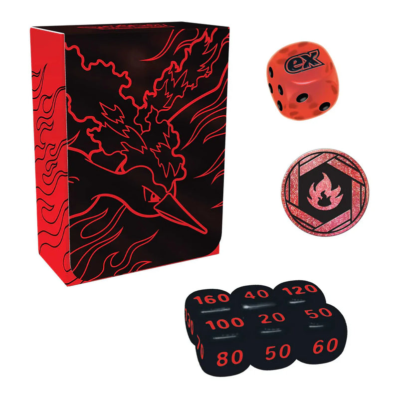 Pokemon TCG: Team Rocket's Moltres ex Ultra-Premium Collection (Retail Exclusive), close-up detail