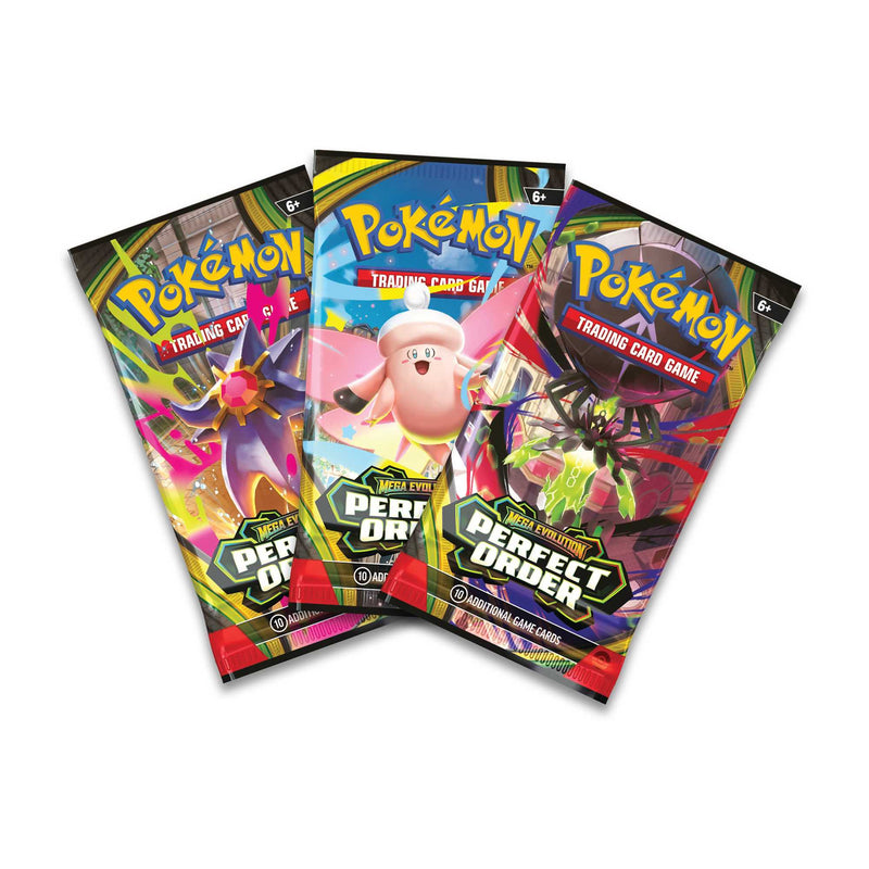 Pokémon TCG: Mega Evolution Perfect Order - 3 Pack CDU (12) - image 2