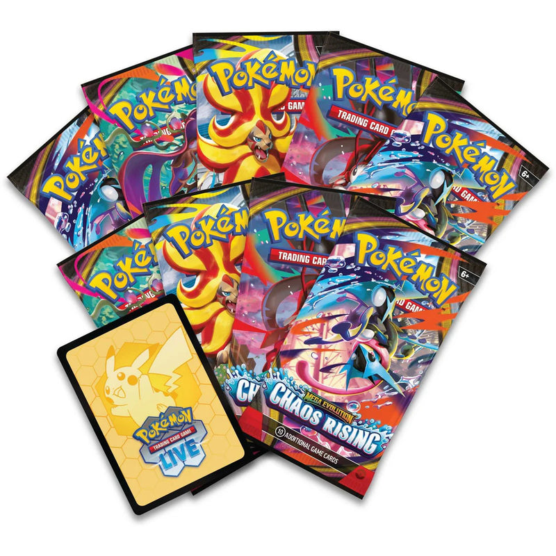 Pokémon TCG Mega Evolution Chaos Rising Elite Trainer Box, alternate view