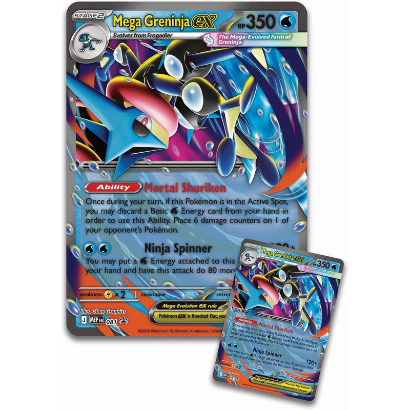 Pokémon TCG Mega Greninja ex Premium Collection, alternate view