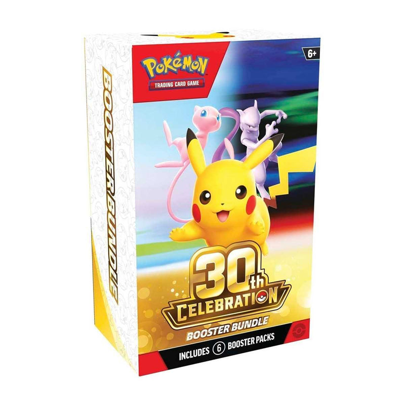 Pokémon TCG 30th Celebration Booster Bundle box with 6 booster packs