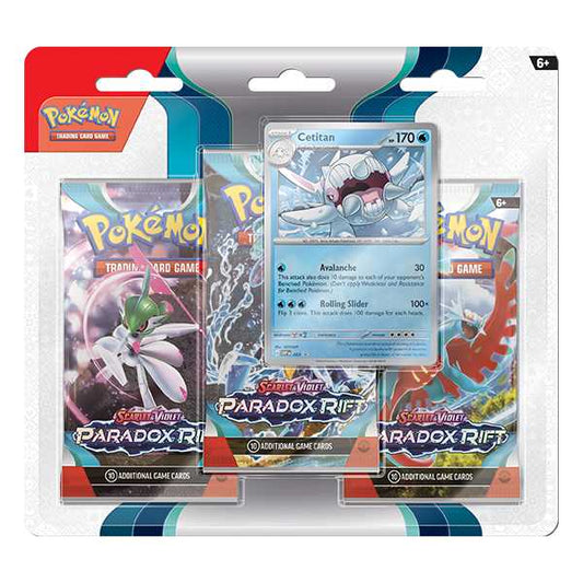 Pokémon TCG: Scarlet & Violet 4 - Paradox Rift - 3-Pack Display - image 2