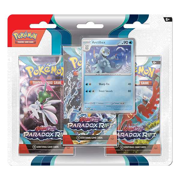 Pokémon TCG: Scarlet & Violet 4 - Paradox Rift - 3-Pack Display - image 3
