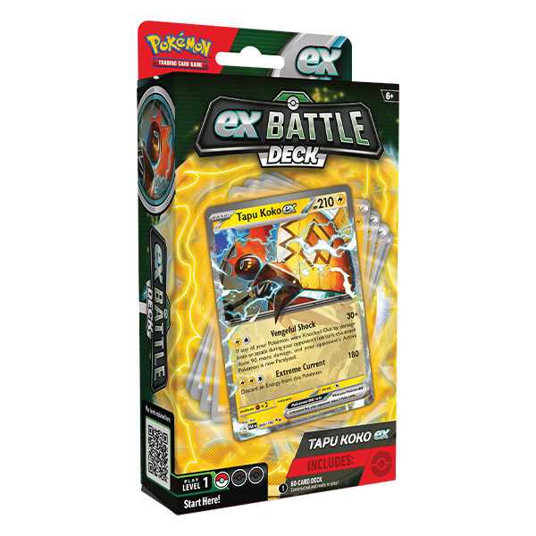 Pokémon TCG: Tapu Kok/ Iron Leaves ex Battle Deck CDU - image 5