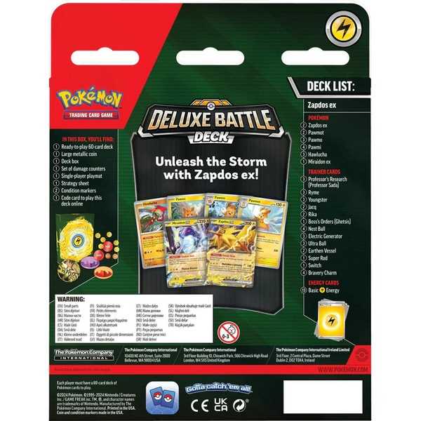 Pokémon TCG: Deluxe Battle Deck - Ninetales and Zapdos (CASE OF 6) - image 4