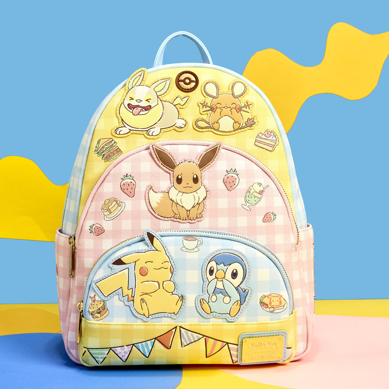 Loungefly - Pokémon Café Triple Pocket Midi Backpack alternate view