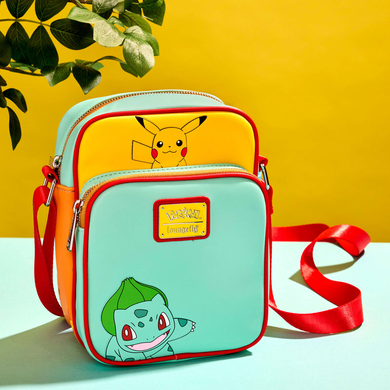 Loungefly - Pokémon Colour Block Starters Crossbody Bag alternate view