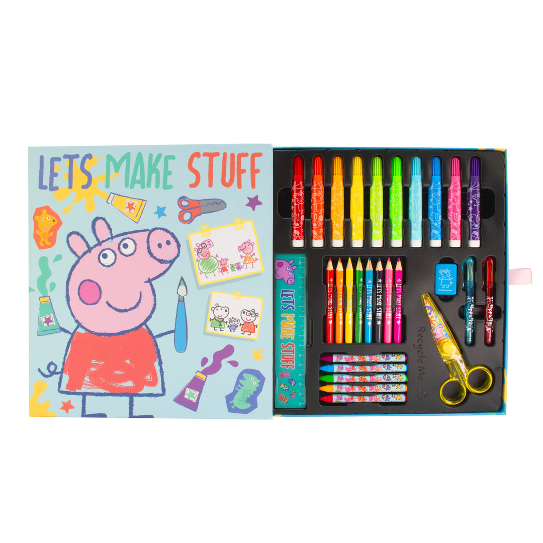 Peppa Pig Arts and Crafts Colouring Case