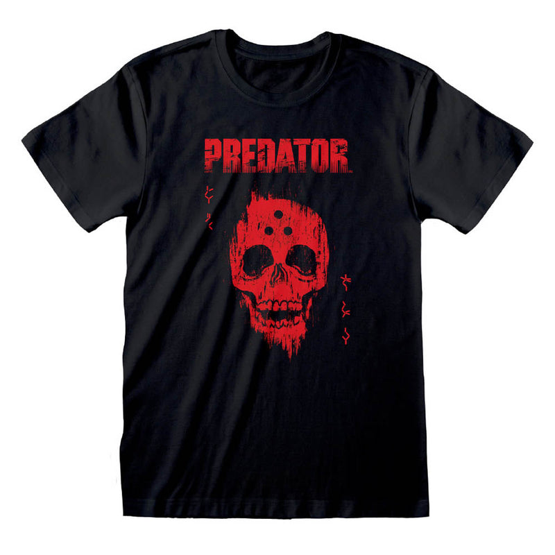 Predator Red Distressed Skull T-Shirt collectible from Heroes Inc Dropship