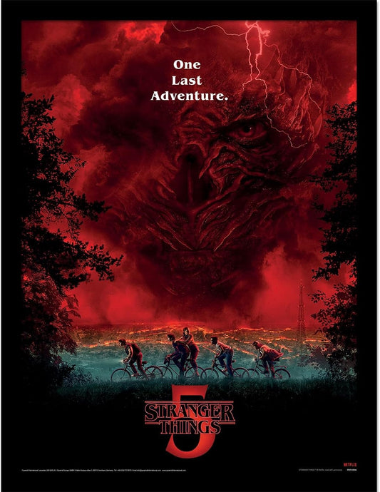 Stranger Things Framed Lenticular Print