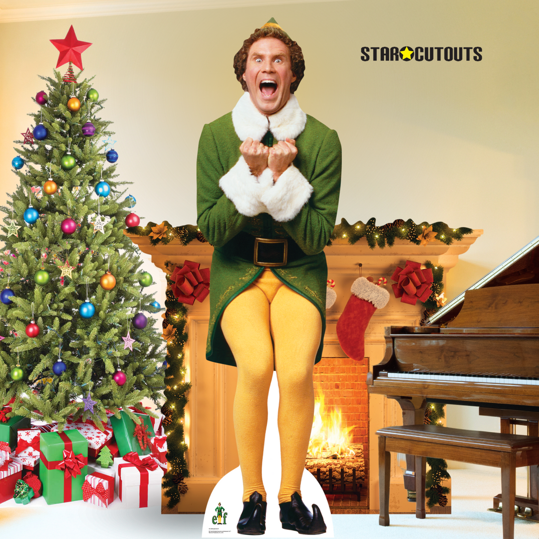 Buddy The Elf Christmas Icon Cardboard Cut Out Height 187cm